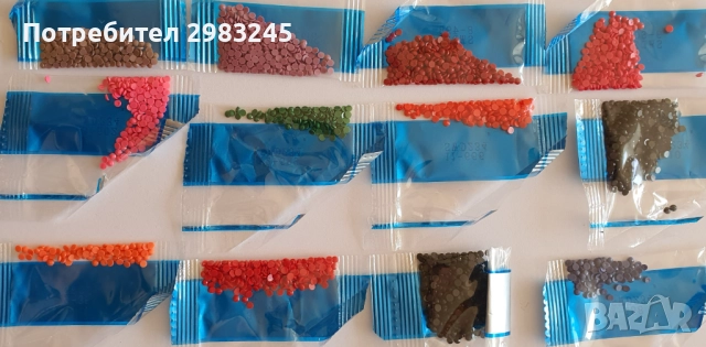 Комплект кръгли мъниста за диамантени гоблени , снимка 3 - Гоблени - 52313681