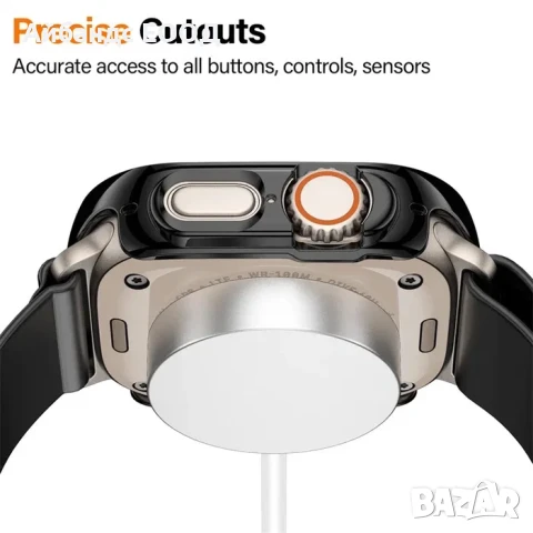 Калъфче с протектор за Apple Watch Ultra 1/2/3 49mm, снимка 5 - Други - 49407600