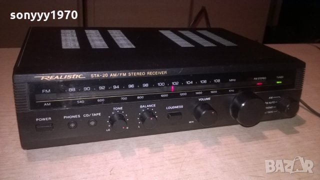 realistic sta-20 stereo receiver-внос франция, снимка 6 - Ресийвъри, усилватели, смесителни пултове - 26694156