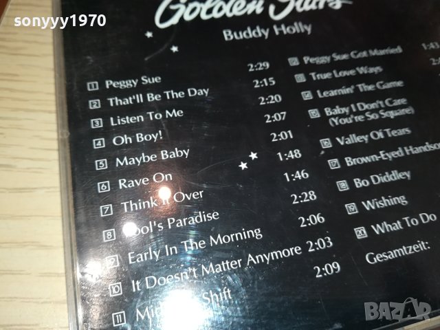 BUDDY HOLLY GOLDEN STARS CD-ВНОС GERMANY 2111231535, снимка 10 - CD дискове - 43089388