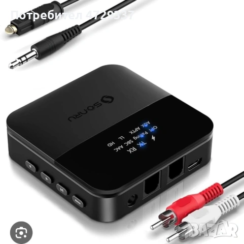 Безжичен аудио приемник SonRU SPDIF 