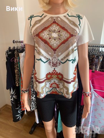 Zara дамска тениска, снимка 2 - Тениски - 40573615