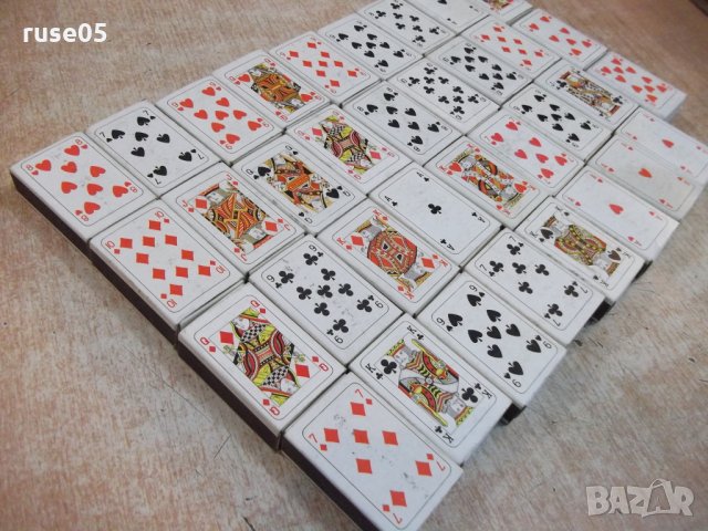Лот от 35 бр. неизползвани кибрита с образи на карти за игра, снимка 2 - Други ценни предмети - 27962946