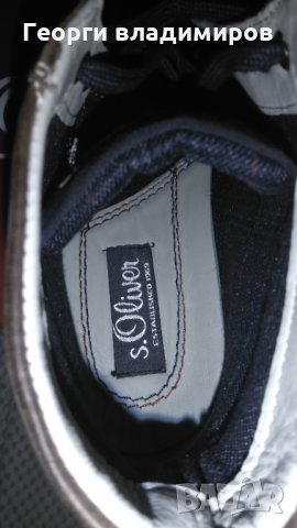 S.Oliver естествена кожа, естествен велур, снимка 4 - Мъжки боти - 27519766