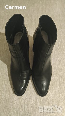 ZARA боти от естествена кожа, снимка 9 - Дамски боти - 32539590