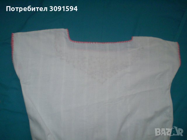 балканска носия ръчно бродирана риза, снимка 5 - Антикварни и старинни предмети - 43552937