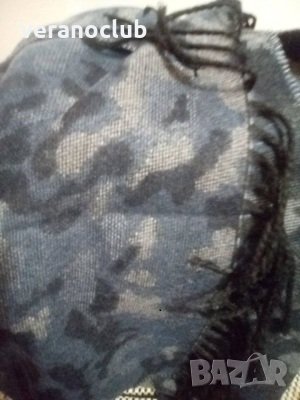 Мъжки шал Камуфлажен Син цвят, снимка 2 - Шалове - 27452801