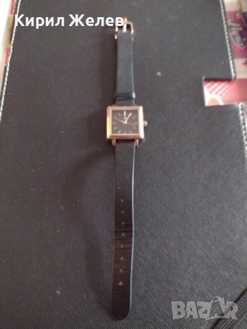 ФИН ЕЛЕГАНТЕН СТИЛЕН ДИЗАЙН ДАМСКИ ЧАСОВНИК С КОЖЕНА КАИШКА ПЕРФЕКТЕН РАБОТИ 33391