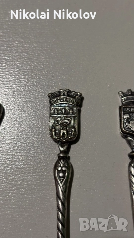 Посребрени лъжици, снимка 4 - Антикварни и старинни предмети - 52100873