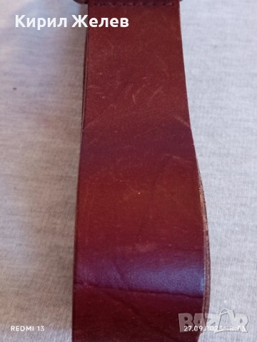 Оригинален марков кожен колан ХОЛАНДСКИ ДИЗАИН 26612, снимка 6 - Колани - 51859309