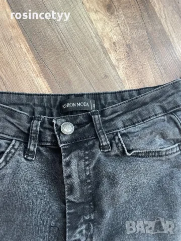 Накъсани дънки с ципове, снимка 3 - Дънки - 49651773