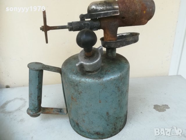 бензинова лампа-синя/сива 0204211634, снимка 14 - Колекции - 32399280