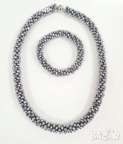 Комплект колие и гривна , снимка 1