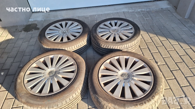 Продвам 4бр джанти 17 ки за Фолксваген цена 500лв, снимка 2 - Гуми и джанти - 52859874