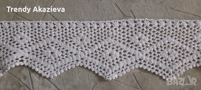 Ръчно плетени дантели за чаршафи и декорация, снимка 4 - Декорация за дома - 51781310