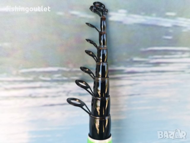 Много лек телескоп за плувка на къса сглобка 2.10 до 3.50мт, снимка 8 - Въдици - 33371592