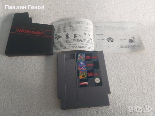 Оригиналнa дискетa за NINTENDO NES Super Mario Bros / Tetris / Nintendo World Cup , НИНТЕНДО, снимка 4 - Игри за Nintendo - 43425153