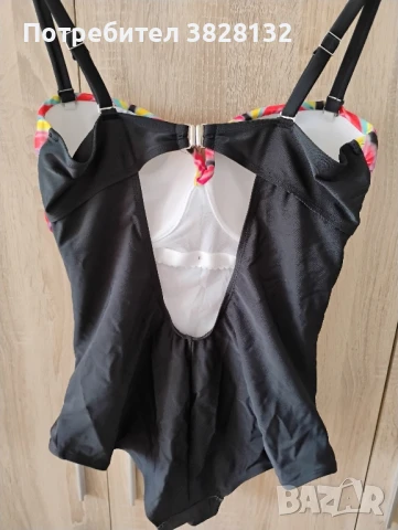 цял бански с драпировка, снимка 3 - Бански костюми - 50523843