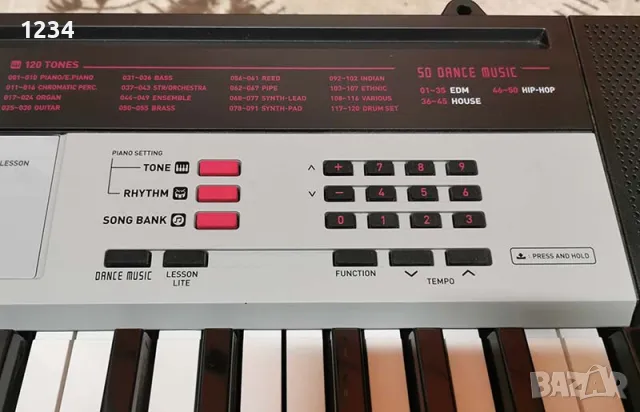 синтезатор клавир CASIO CTK-1500 пиано с 5 октави и плътни клавиши, снимка 7 - Синтезатори - 48423256
