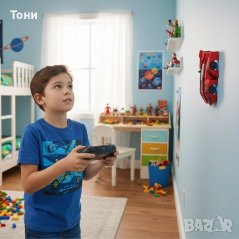 Антигравитационна каскадьорска кола – кара по стени, таван и под Stunt Car 360°, снимка 3 - Коли, камиони, мотори, писти - 52580109