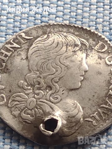 Сребърна монета 1/12 Екю 1660г. Уйлям Хайнрих Оранж 13795, снимка 3 - Нумизматика и бонистика - 42969722