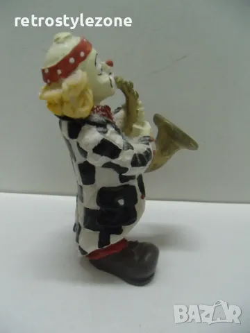 № 7872 стара фигура - клоун   , снимка 4 - Други ценни предмети - 49048386