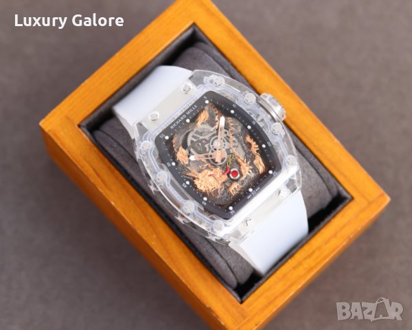 Мъжки часовник Richard Mille Flying Dragon с японски автоматичен механизъм, снимка 3 - Луксозни - 36669833