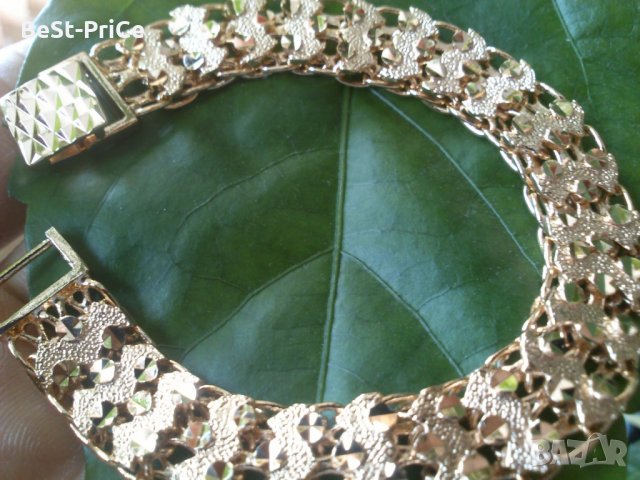 Позлатена гривна, снимка 2 - Гривни - 33369950