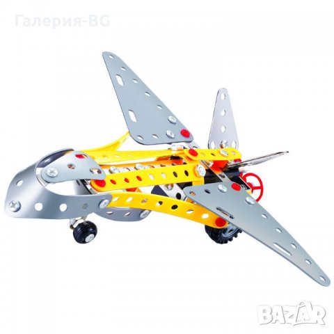 Метален 3Д конструктор на Инерционен самолет , снимка 2 - Конструктори - 32868689