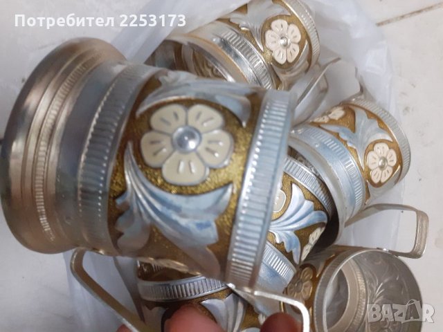 Комплект нерж.съветски подстакани.Налични различни видове., снимка 2 - Декорация за дома - 34949301