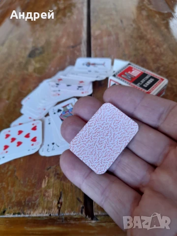 Стари Мини карти за игра, снимка 6 - Други ценни предмети - 51170700