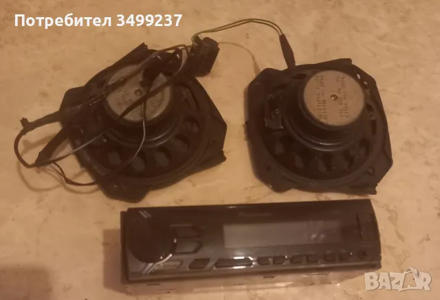Продавам авто аудио тонколони и сд плейър, снимка 1