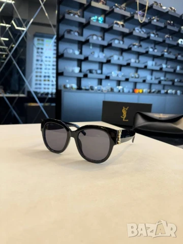 очила с черен обикновен калъф и ув защита ysl saint laurent versace celine , снимка 4 - Слънчеви и диоптрични очила - 50761705