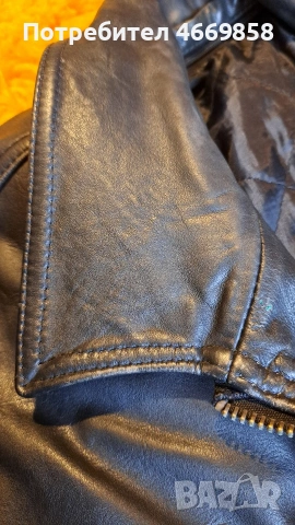 Кожено Яке от естествена Телешка кожа, снимка 4 - Якета - 53038580