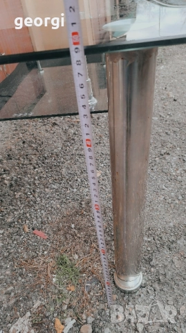 кухненска и холна маса със стъклен плот, снимка 13 - Маси - 52707840