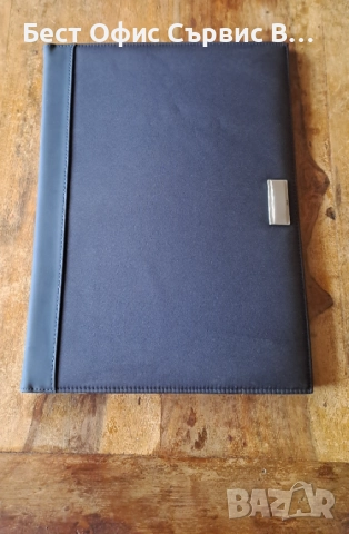 папка луксозна за документи кожена синя Марксман Marksman Размер А4, снимка 9 - Ученически пособия, канцеларски материали - 52337734