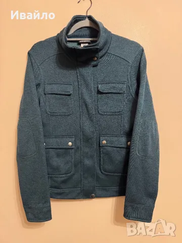 Patagonia Better Jacket Womens Small Blue Full Zip Pockets Elbow Patch Outdoor., снимка 1