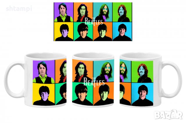 Чаша Beatles 17,Керамична Чаша, Кафе Чай, Игра,Изненада,Подарък,Повод,Празник,Рожден Ден, снимка 6 - Чаши - 38508755
