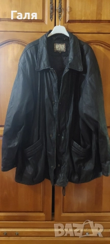 Мъжко кожено яке/шуба,  размер ХЛ/2ХЛ , снимка 9 - Якета - 52290598