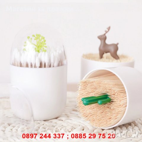 Кутийка за клечки за зъби или уши, снимка 11 - Други стоки за дома - 28268371