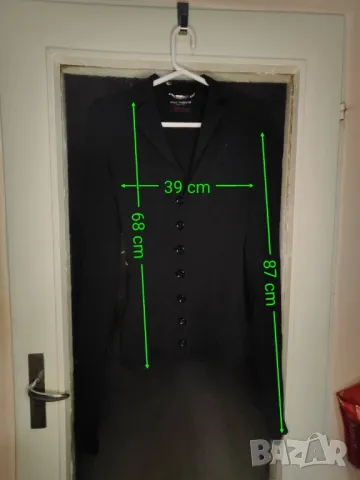 Dolce and Gabbana дамско винтидж сако от коприна, 40, S, снимка 4 - Сака - 48342476