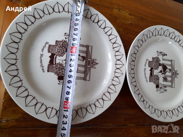 Стара порцеланова чиния,чинии, снимка 5 - Антикварни и старинни предмети - 32712087