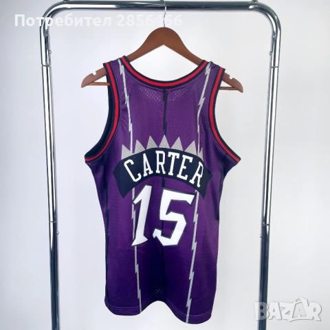 Мъжки потник Mitchell & Ness Vince Carter Toronto Raptors seasons 1998/99 размер XXL, снимка 2 - Тениски - 52015090