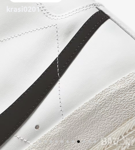 *РАЗПРОДАЖБА*Оригинални кецове на Nike Blazer M 77! Естест. к. 37.5,38,38.5,39, снимка 7 - Кецове - 51989821