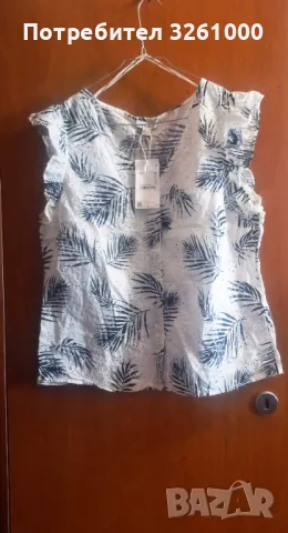 Дамска лятна блуза на C&A. Размер 50, снимка 2 - Ризи - 50329245