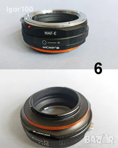 ПРЕХОДНИЦИ за SONY E-mount, снимка 7 - Чанти, стативи, аксесоари - 49972304