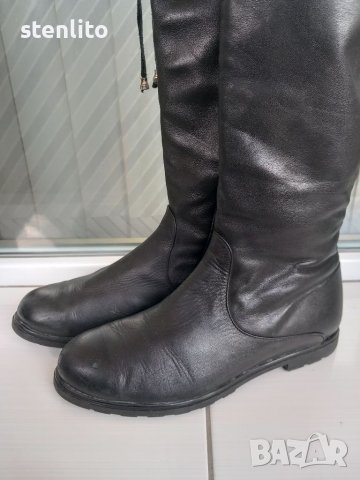 Дамски ботуши/чизми естествена кожа номер 38, снимка 10 - Дамски ботуши - 38971860