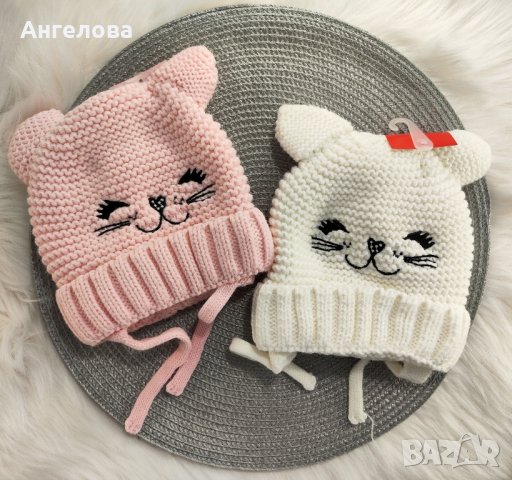 Зимна шапка с поларена подплата 0-18м, снимка 4 - Бебешки шапки - 43181506