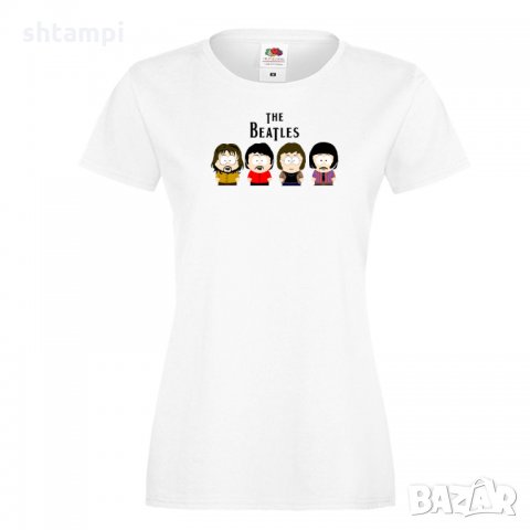  Дамска тениска Beatles South Park , снимка 1 - Тениски - 32859629
