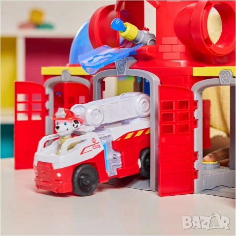 Пес Патрул - Fire Rescue: Пожарна станция/ Paw Patrol , снимка 6 - Коли, камиони, мотори, писти - 53601706